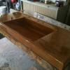Custom concrete "Ramp Sink" Mattingly Concrete Inc. Carmel, Indiana