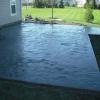 Brown Integral Colored Concrete, Roman Slate, Gray Release