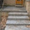 English Yorkstone, Deep Charcoal Release, Various Acid Staining...7 years old.
