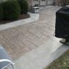 English Yorkstone, Smoke Beige Release, Broom Finish Border.