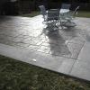 English Yorkstone, Smoke Beige Release, Broom Finish Border.